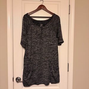 Soma Charcoal Tunic Top short dress